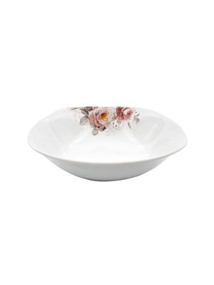 Салатник "Чайные розы" 15 см.  ск6-17-023 квадрат.