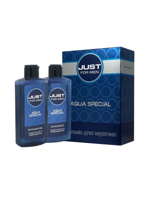 Подарочный набор Just for Men AQUA (Шампунь + Гель д/душа) муж