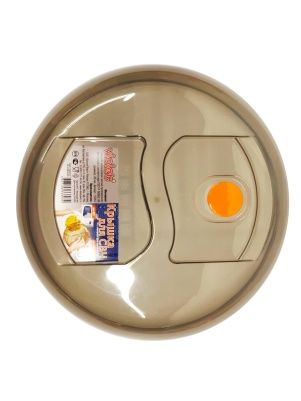 Крышка для СВЧ 26 см с клапаном (дымчатый) 