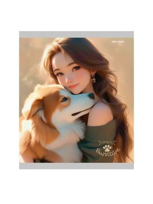 Тетрадь КЛЕТКА 48л. СТАНДАРТ  цветная мелов. обл., мат ламин, в асс-те ПХ, Т48-7375