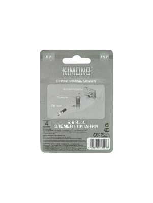 Элемент питания Kimono R06/BL4 АА (Mignon, "пальчиковые") 1,5В 4шт
