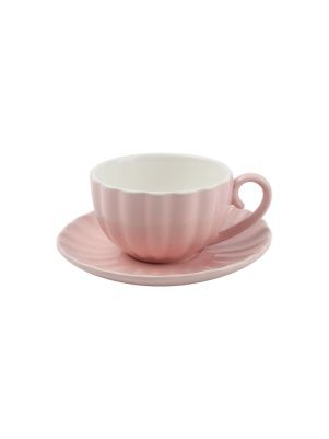 Кружка с блюдцем "Princess", 250 мл (PK1218)