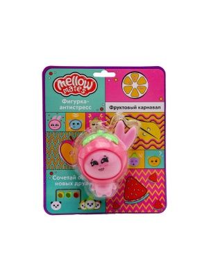 Фигурка-тянучка в шапочке Mellow Mates, в ассортименте, Funky Toys, FT866070