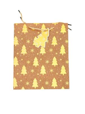 Пакет подарочный  "Gold shade", 26*32*10 см (XMASGB95)