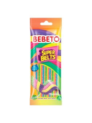 Жевательные конфеты ВЕВЕТО SUPER BELTS со вкусом тутти-фрутти 75г