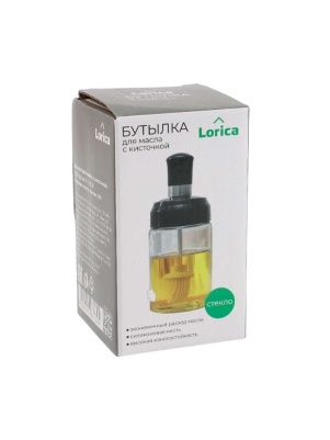 Бутылка для масла с кисточкой, 15,5*6,5 см