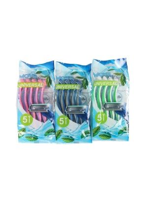 Станки для бритья с тройным лезвием, 5 шт, плавающая головка