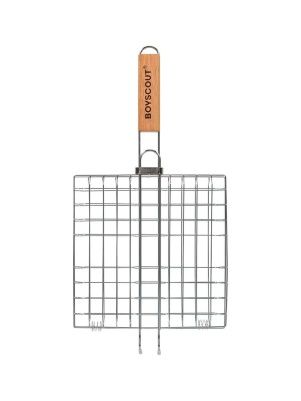 BOYSCOUT Решетка-гриль облегченная для туризма универсальная малая 43(+4)х23х23 см