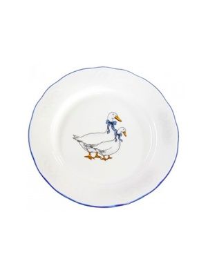 Тарелка "Гуси", 200 мм мелкая ф.548 "надежда"