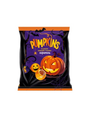 Карамель PUMPKINS со вкусом шоколада и тыквы 250г