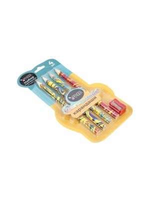 Набор карандашей многоцветных, 4 шт