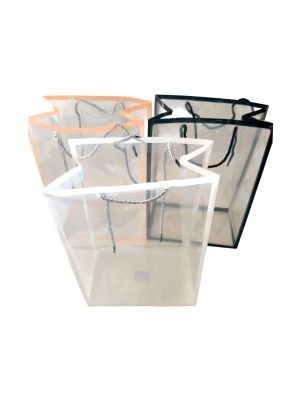 Пакет подарочный "Прозрачный", 35*25*15 см (ML-1761)