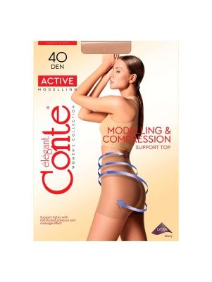 Колготки женские CONTE ELEGANT ACTIVE 40, р.5, bronz