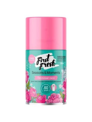 Освежитель воздуха First Fresh Seasons & Moments Весенний пион, 250 мл (см.баллон)