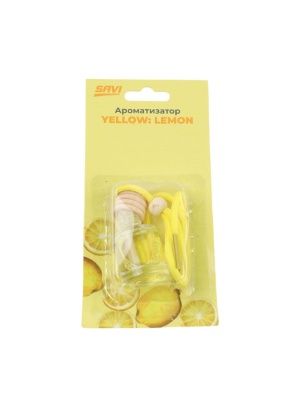 Ароматизатор в авто, бутылочка, 8 мл, Yellow: Lemon