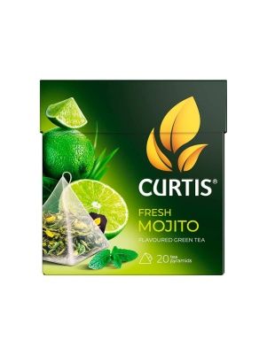Чай CURTIS зеленый   Fresh Mojito 20 пир.