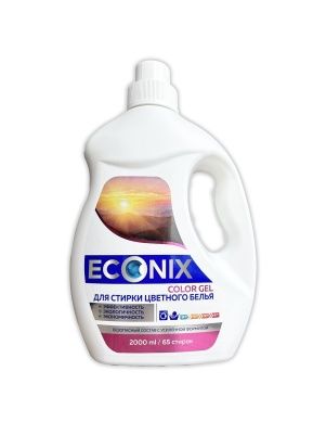 СМС жидкое для стирки белья "ECONIX COLOR" Gel, 2л